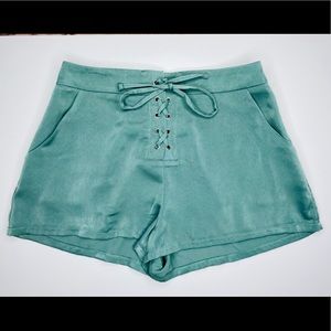 Forever 21 Sea Green Dress Shorts